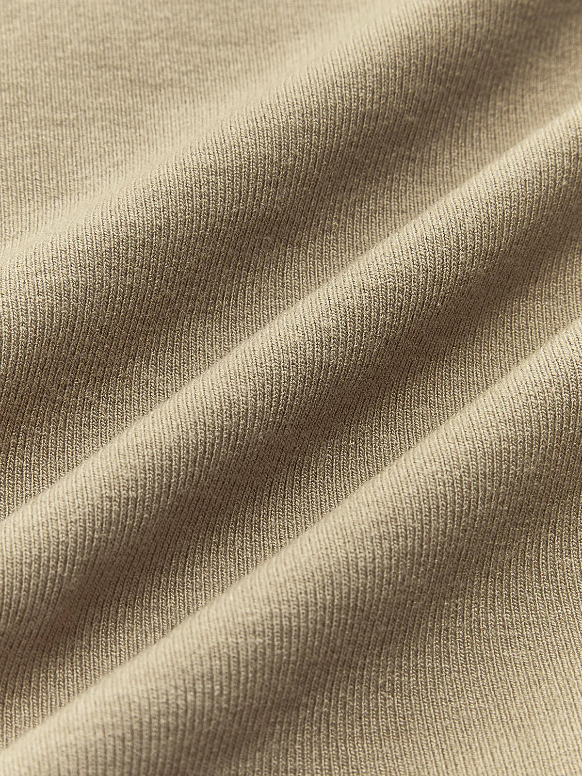 Chemise Asymétrique à Manches Longues en Maille Côtelée