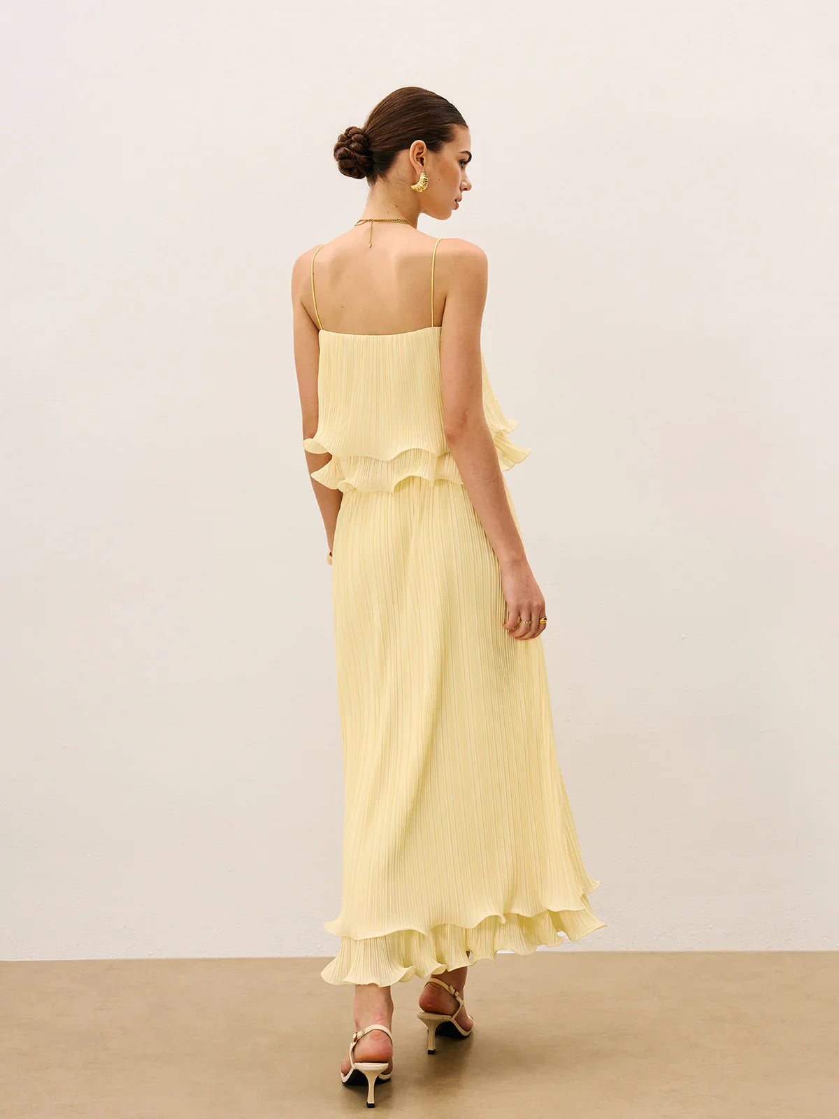 Ensemble Jupe Ondée Plissée