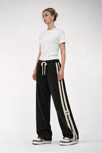 Pim | Pantalon en velours côtelé à jambe large