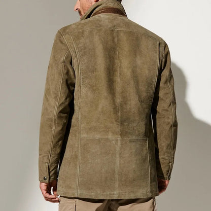 Vidam - Veste d'automne en daim pour homme