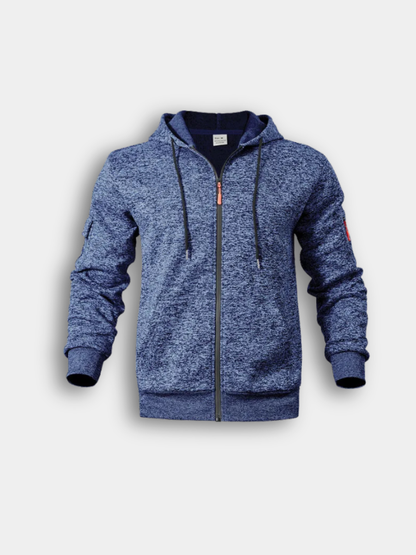 DUMONT | VESTE À CAPUCHE ENTIÈREMENT ZIPPÉE POUR HOMME